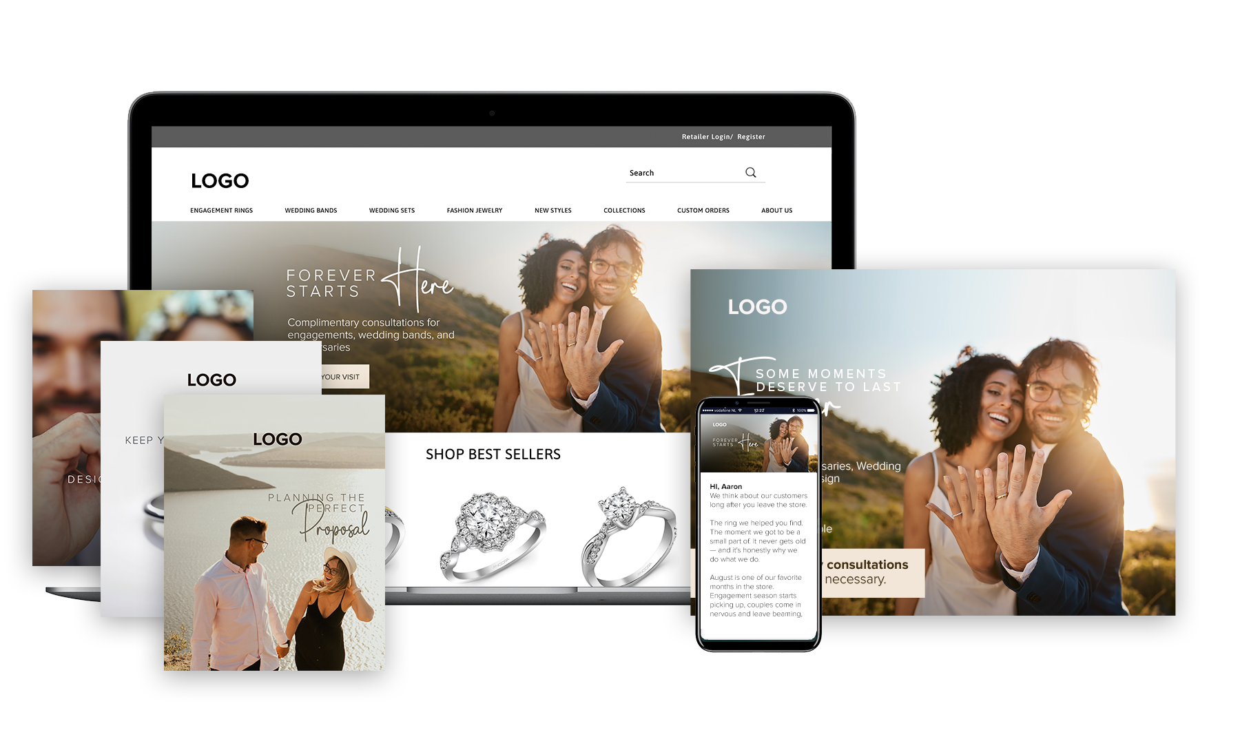 August Jewelry Retailer Marketing