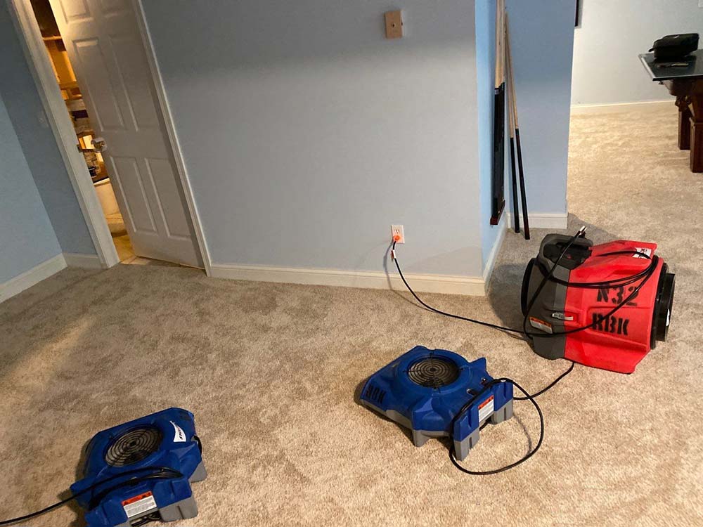 chardon-water-cleanup basement water damage cleanup in Chardon 2