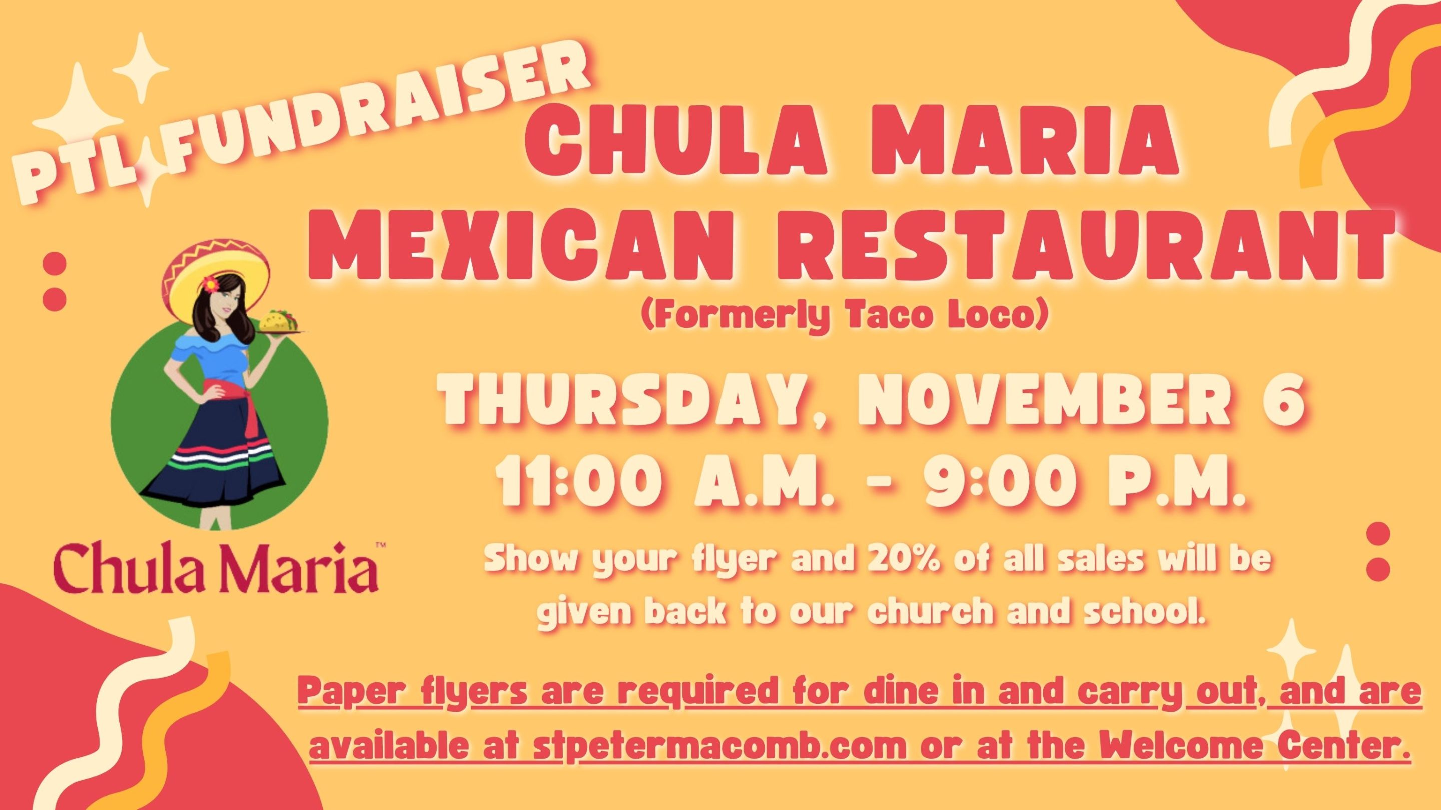 Chula Maria Fundraiser Slide