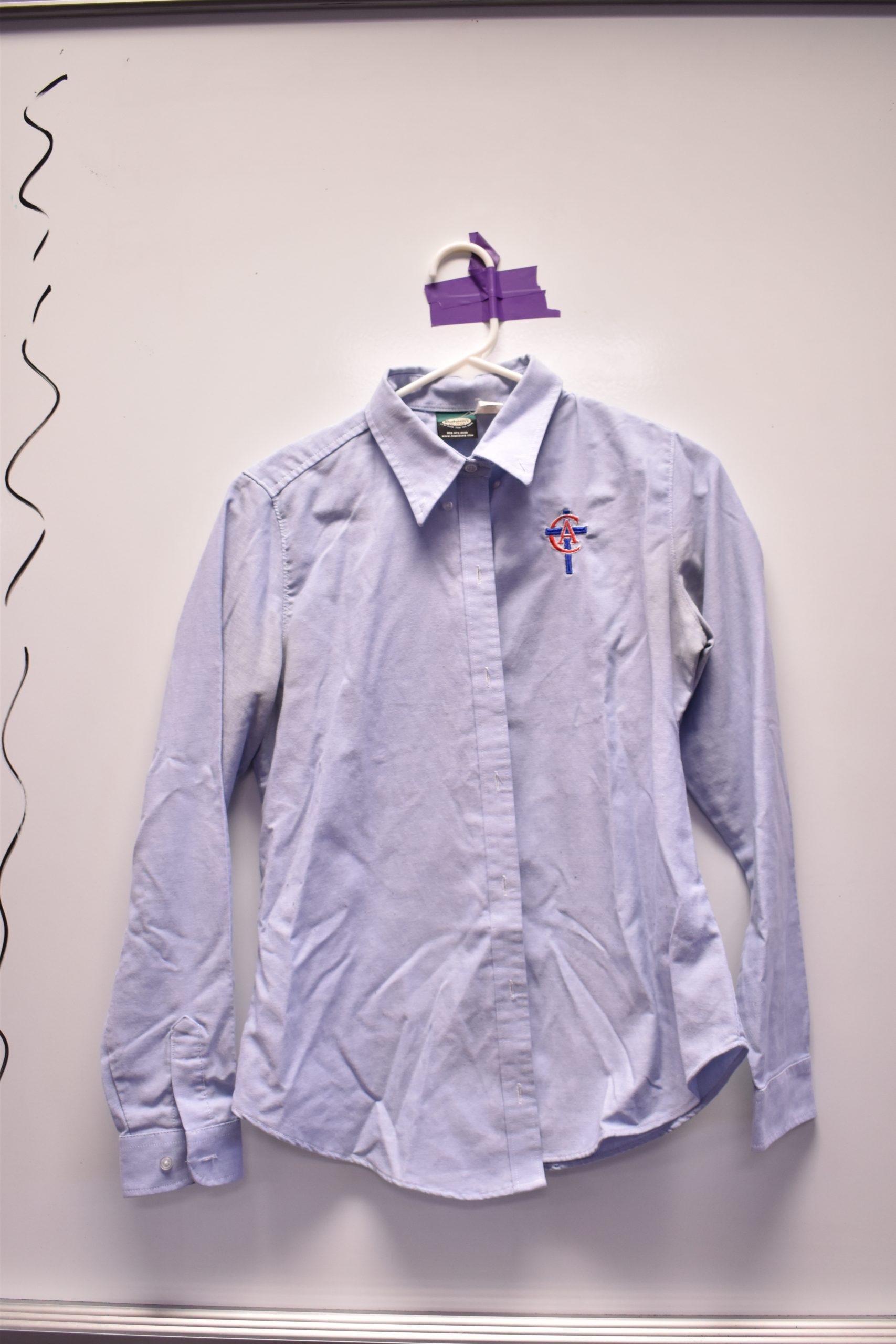 DSC_0937 Christian Academy School System | Christian Academy of Louisville | Virtual Uniform Closet | Uniform | High School / Middle School Chapel Blue Long Sleeve