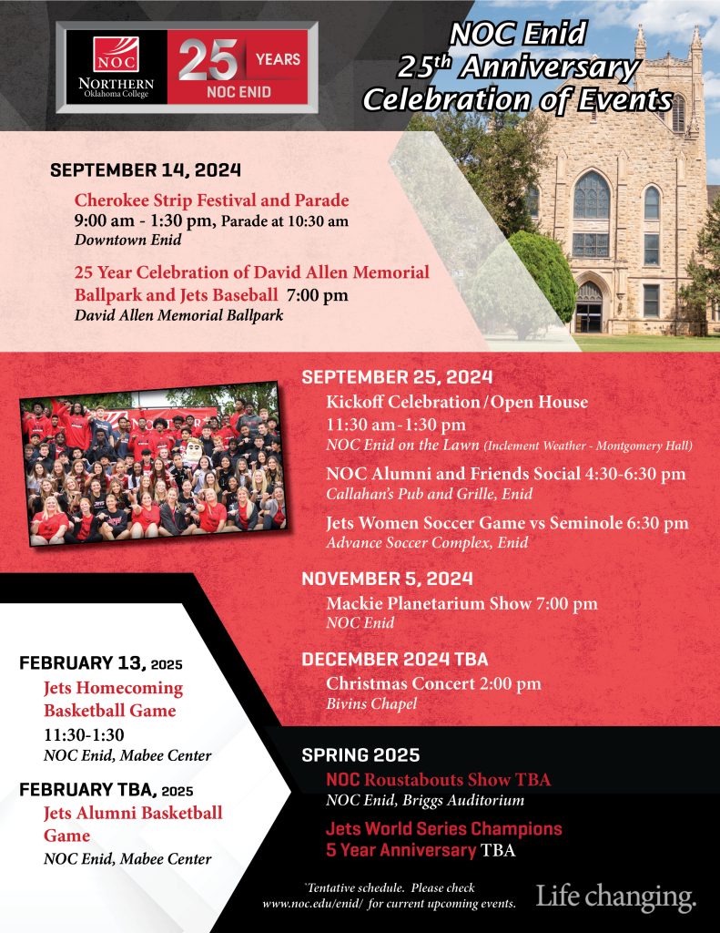 NOC Enid 25th Anniversary
