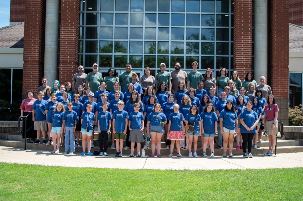 Students interested in the arts attended the Arts Adventure Camp at Northern Oklahoma College July 14-17.  (photo by Shiloh Martin/NOC).