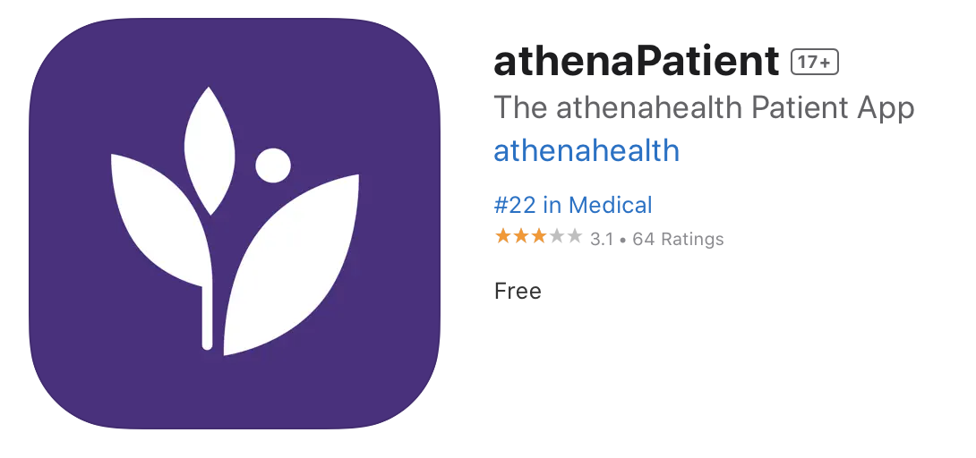 Athena Patient App Instructions East Texas Family Medicine