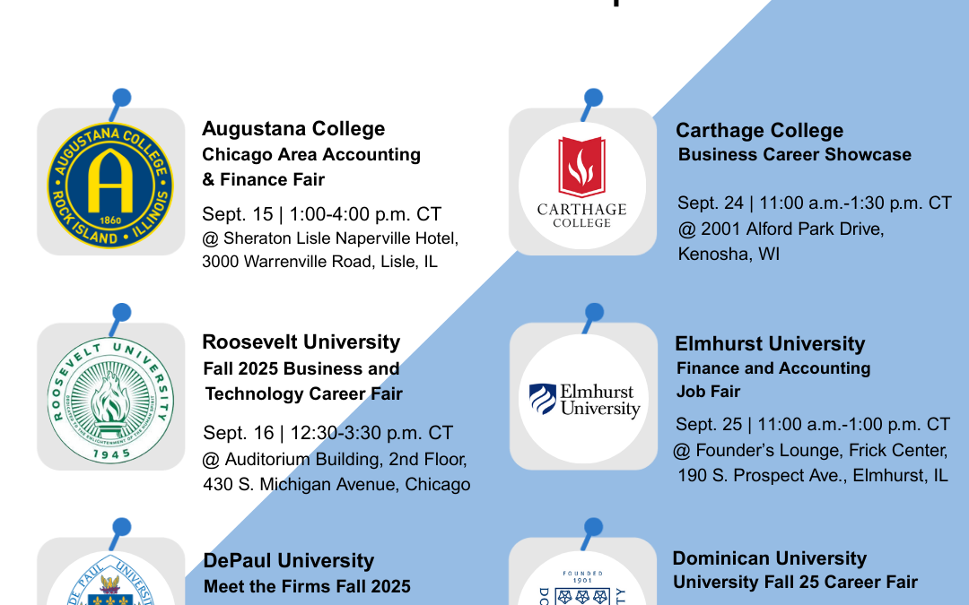 Fall 2025 Chicago Recruiting Events