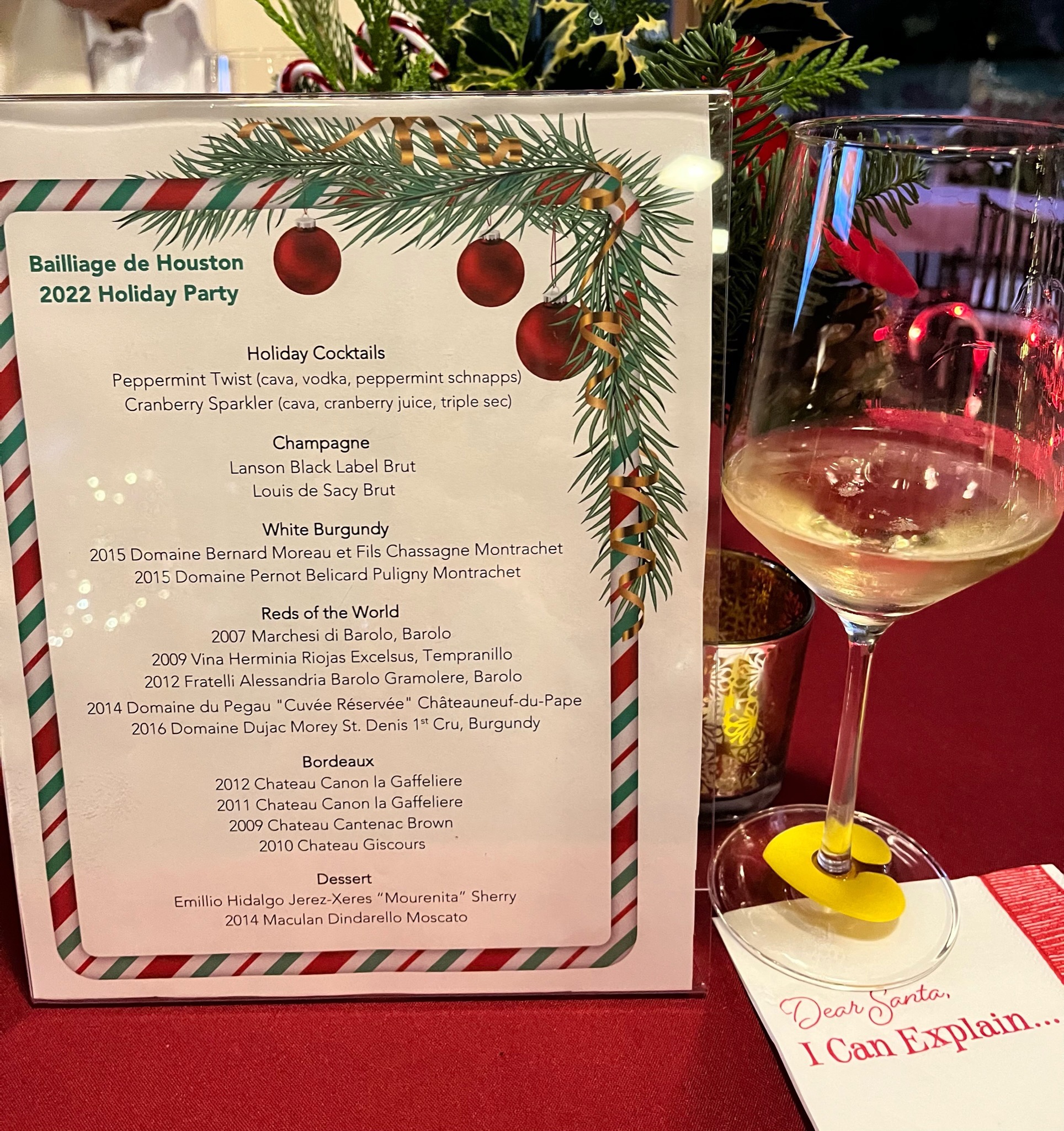 2022 Holiday Party Houston Chaine