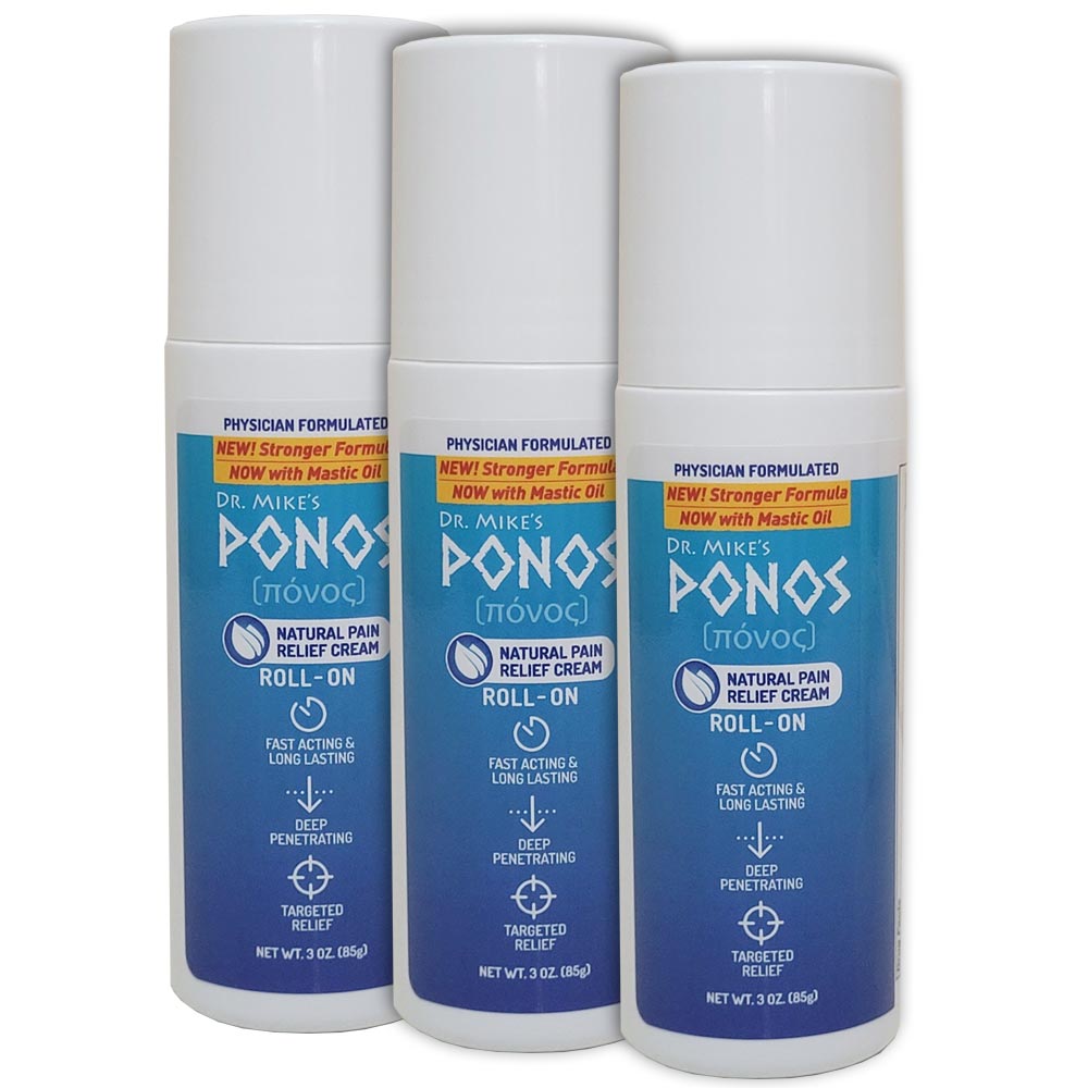 Ponos Pain Relief Roll-On 3 sticks