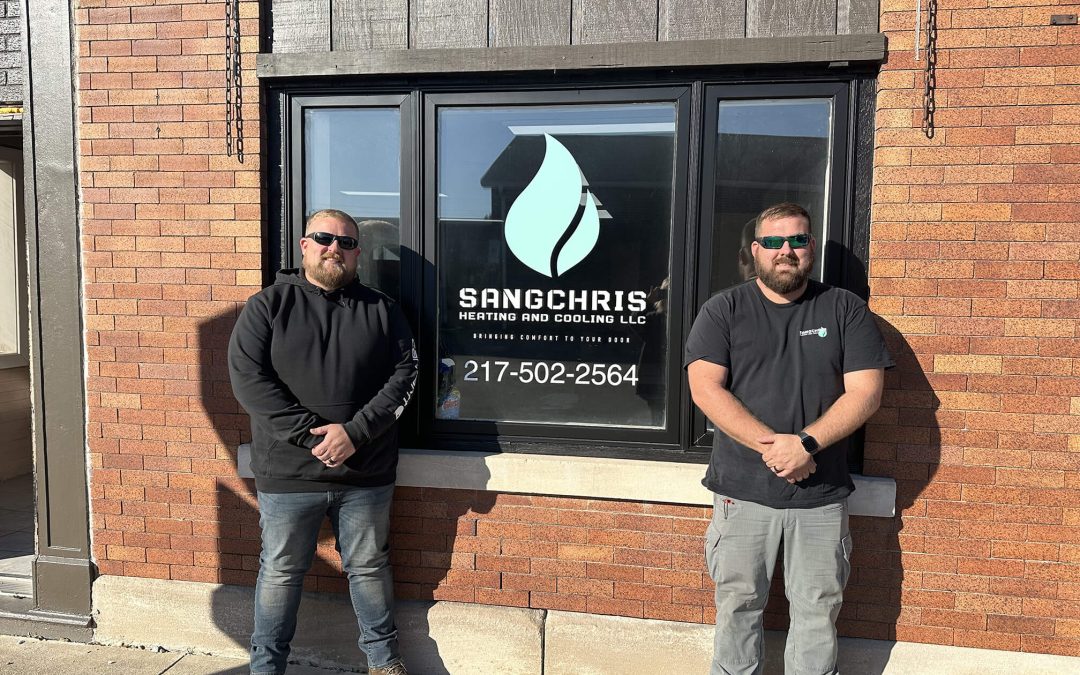 Sangchris Heating and Cooling, taking care of business!